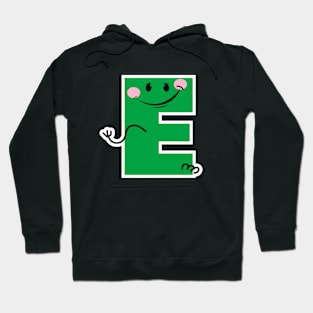 Funny Letter E for Children - A Playful Take on Alphabet Initials Hoodie